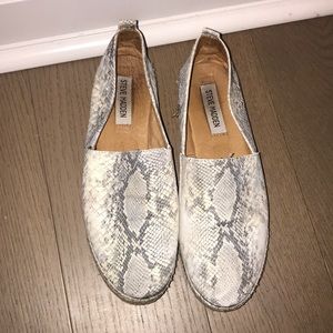 Steve Madden Snakeskin Espadrilles